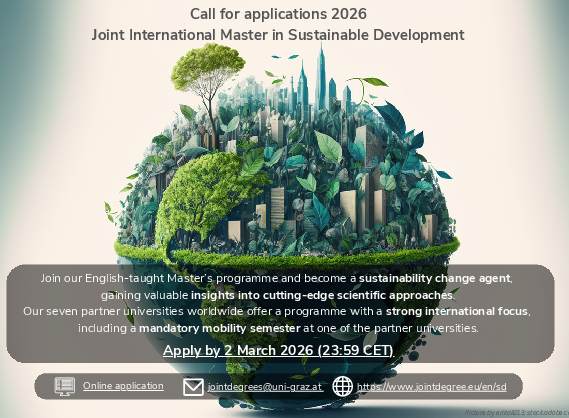 Call for applications 2026 - Sustainable Development - Joint Programmes